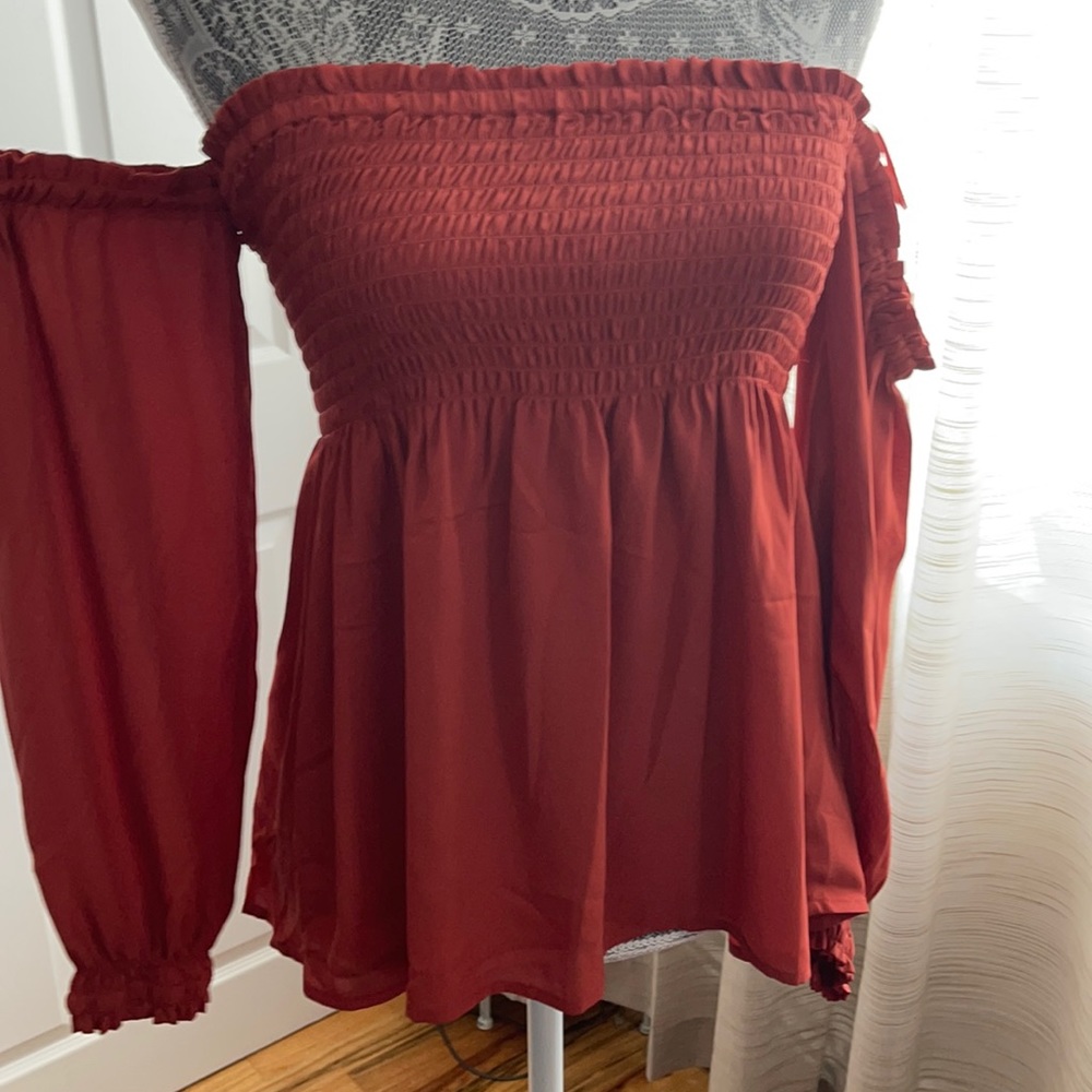 Boho strapless top